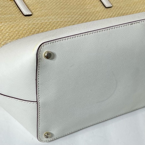 Kate Spade ♠️ Cedar Street Straw Mini Harmony Daisy Satchel - Picture 16 of 16
